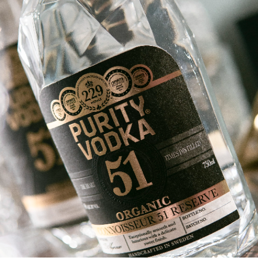 PURITY CONNOISSEUR 51 RESERVE ORGANIC VODKA